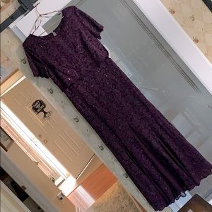 NWT R&M Richards Full Length Sequence Dress